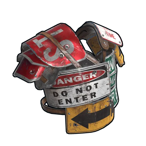 Броня из дорожных знаков